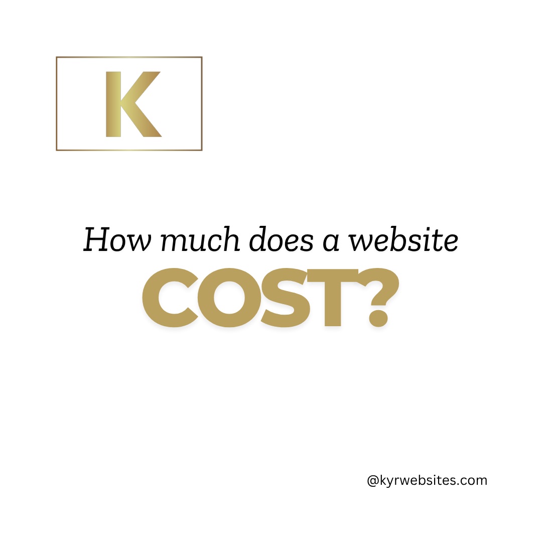 How much does a website cost?